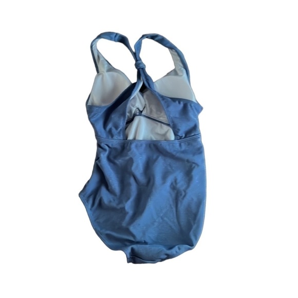 𝅺blue Shimmer Small One Piece Bathing Suit NWT - Picture 3 of 3
